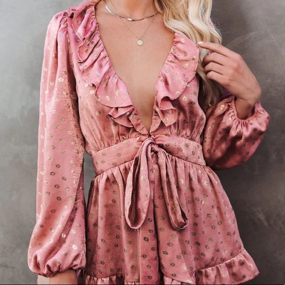 VICI rose and gold long sleeve top - Picture 10 of 10